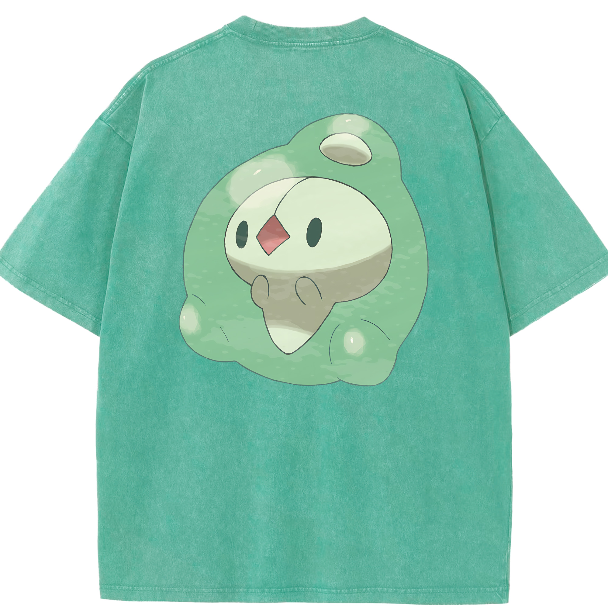（画像用） ポケットモンスター Pokémon 綿100% ヴィンテージ風 半袖Tシャツ（背面プリント）